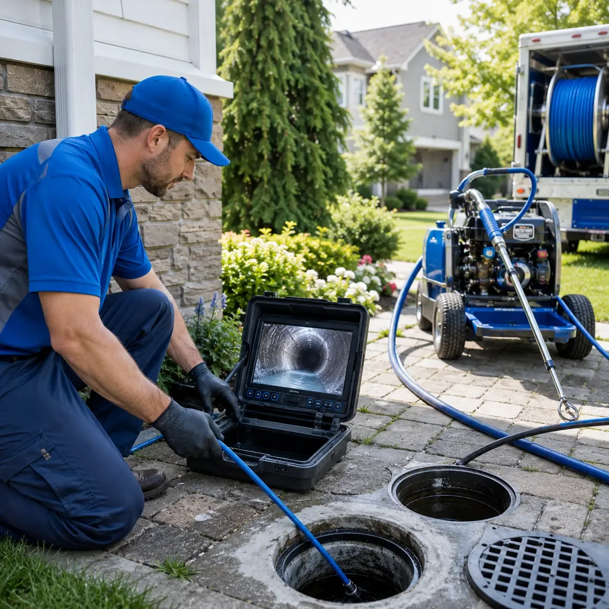 Outdoor drain cleaning professionals serving Camargo, OK